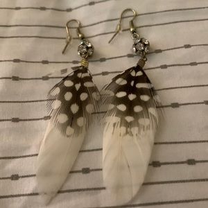 feather earrings
